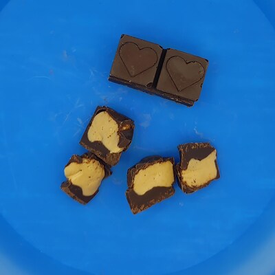 Chocolate Bar Mold with fillable cubes - image4
